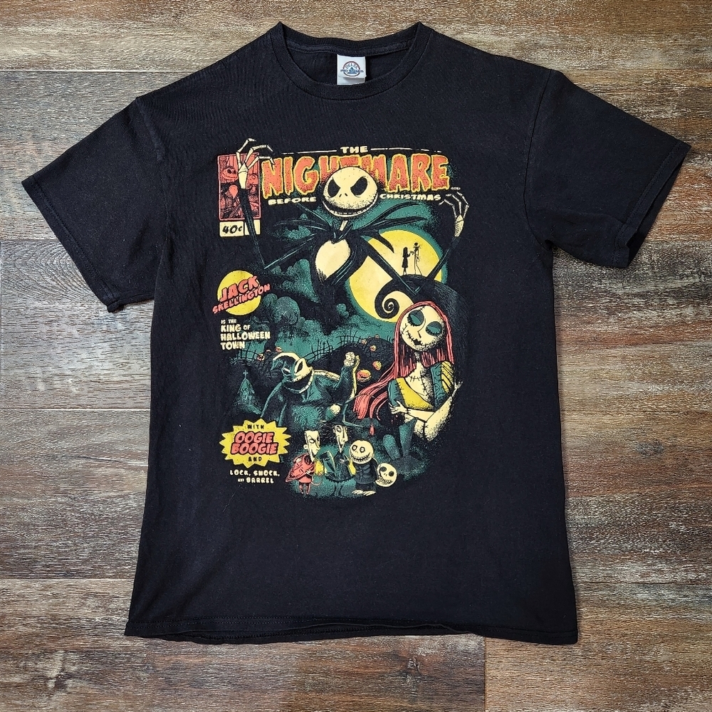 VINTAGE NIGHTMARE BEFORE CHRISTMAS T-SHIRT SIZE MEDIUM UNISEX